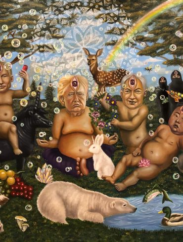 giant realism paintings