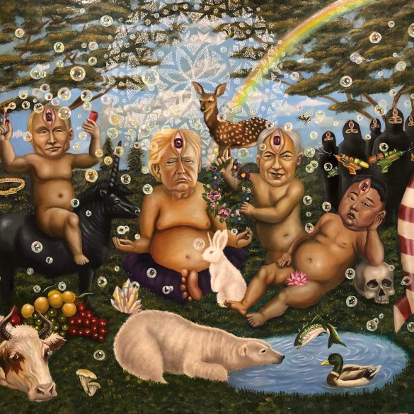 giant realism paintings