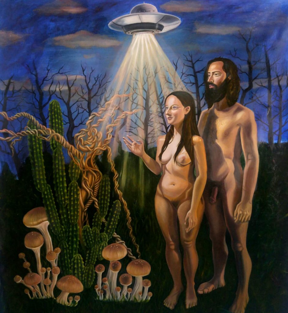 giant realism paintings of tslil tsemet