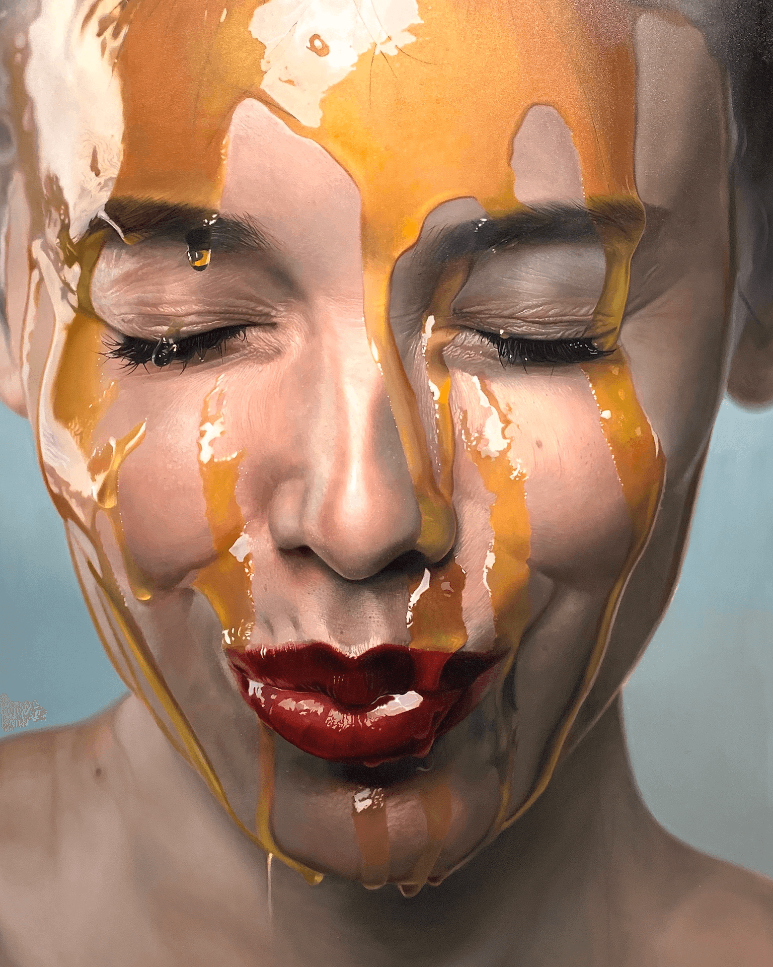 hyper realistic paintings mike dargas